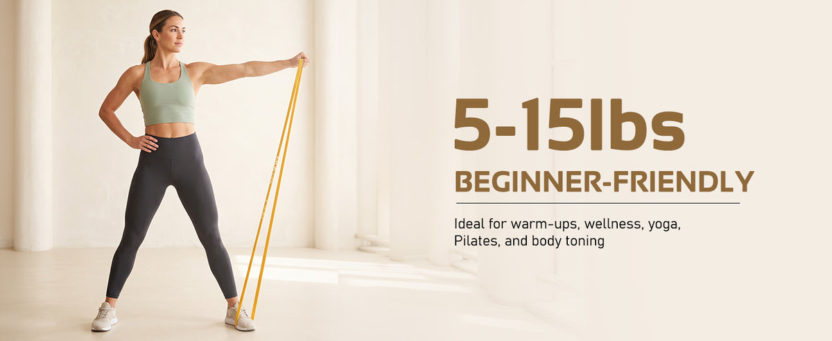 Resistance Band Set with Handles & Door Anchor – 5 Levels (5–125 lbs)