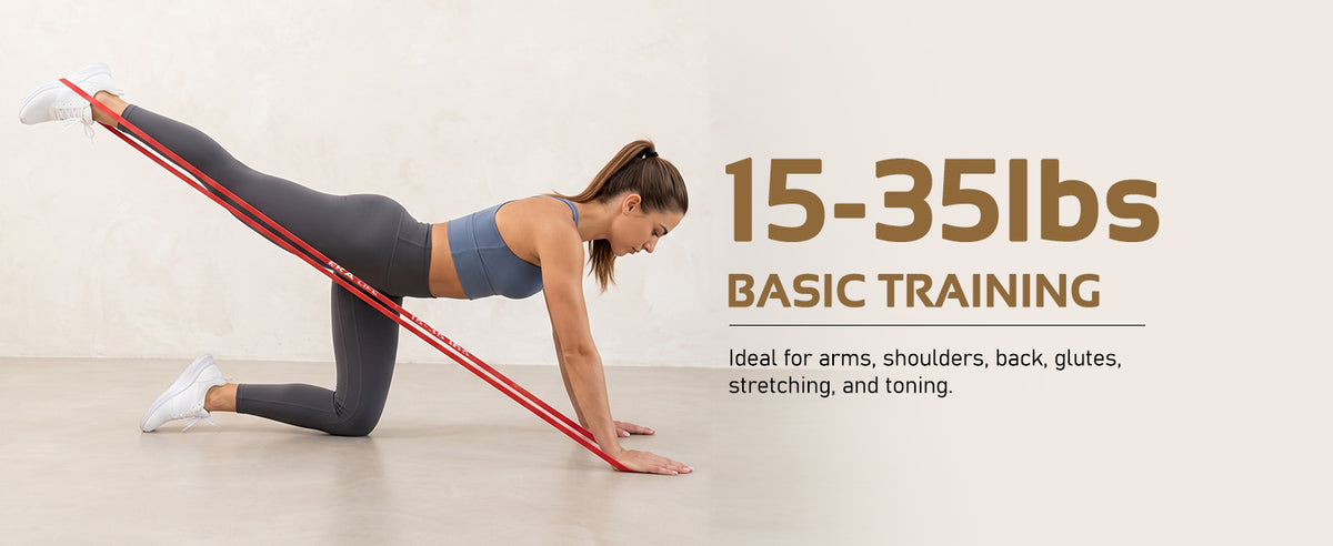 Resistance Band Set with Handles & Door Anchor – 5 Levels (5–125 lbs)