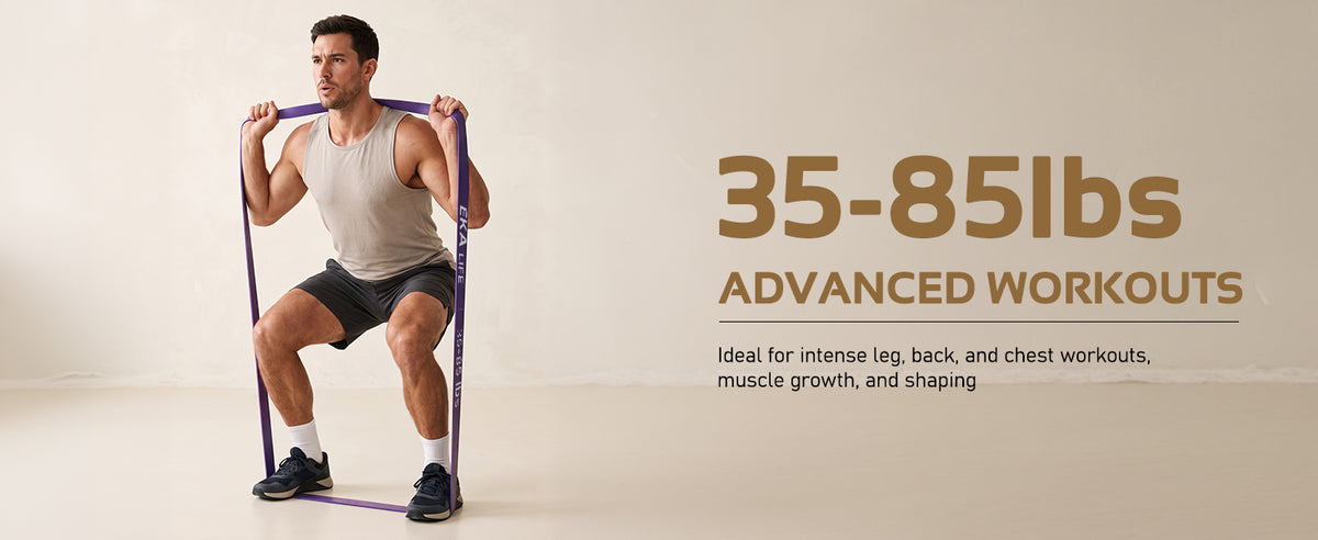 Resistance Band Set with Handles & Door Anchor – 5 Levels (5–125 lbs)